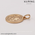 33161 Xuping simple coin gold pendant fashionable import jewelry from China without stone